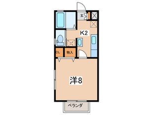 アンビシャスの物件間取画像